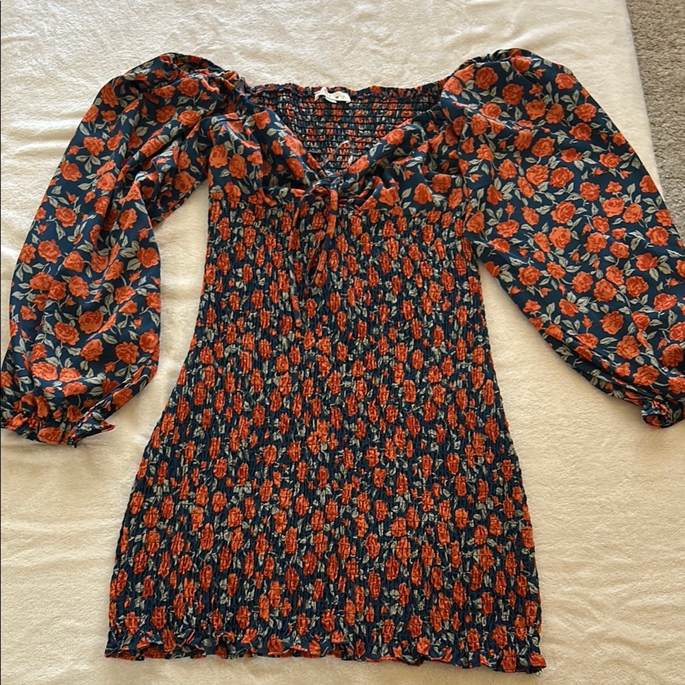 Floral Long Sleeve Dress